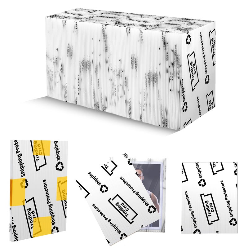 Coolrunner 510 Pack Trading Card Shipping Protector Coolrunner 3.5"" x 4.5"" Plastic Card Protectors Card Mailers durable Card Savers for Trading Cards Hard Plastic Flats for Card Breakers (510) - Image 1